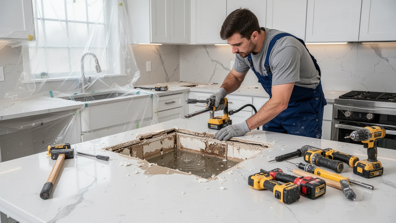 Kitchen Water Damage Repair